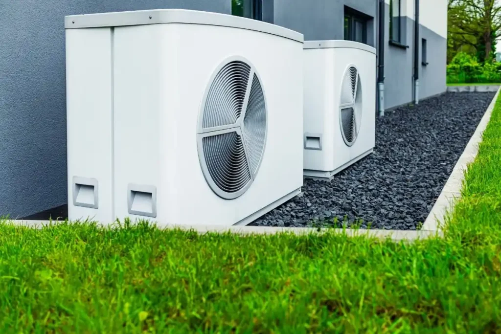 pompa ciepla powietrzna na zewnątrz