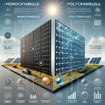 Rodzaje paneli fotowoltaicznych – monokrystaliczne i polikrystaliczne moduły fotowoltaiczne